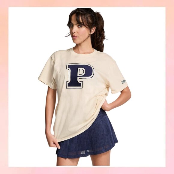 PINK Victoria's Secret Tops - Victoria Secret Pink Purdue P Graphic Tee Shirt Medium